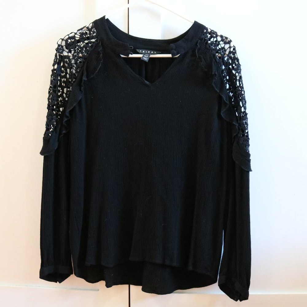 Tribal long sleeve blouse